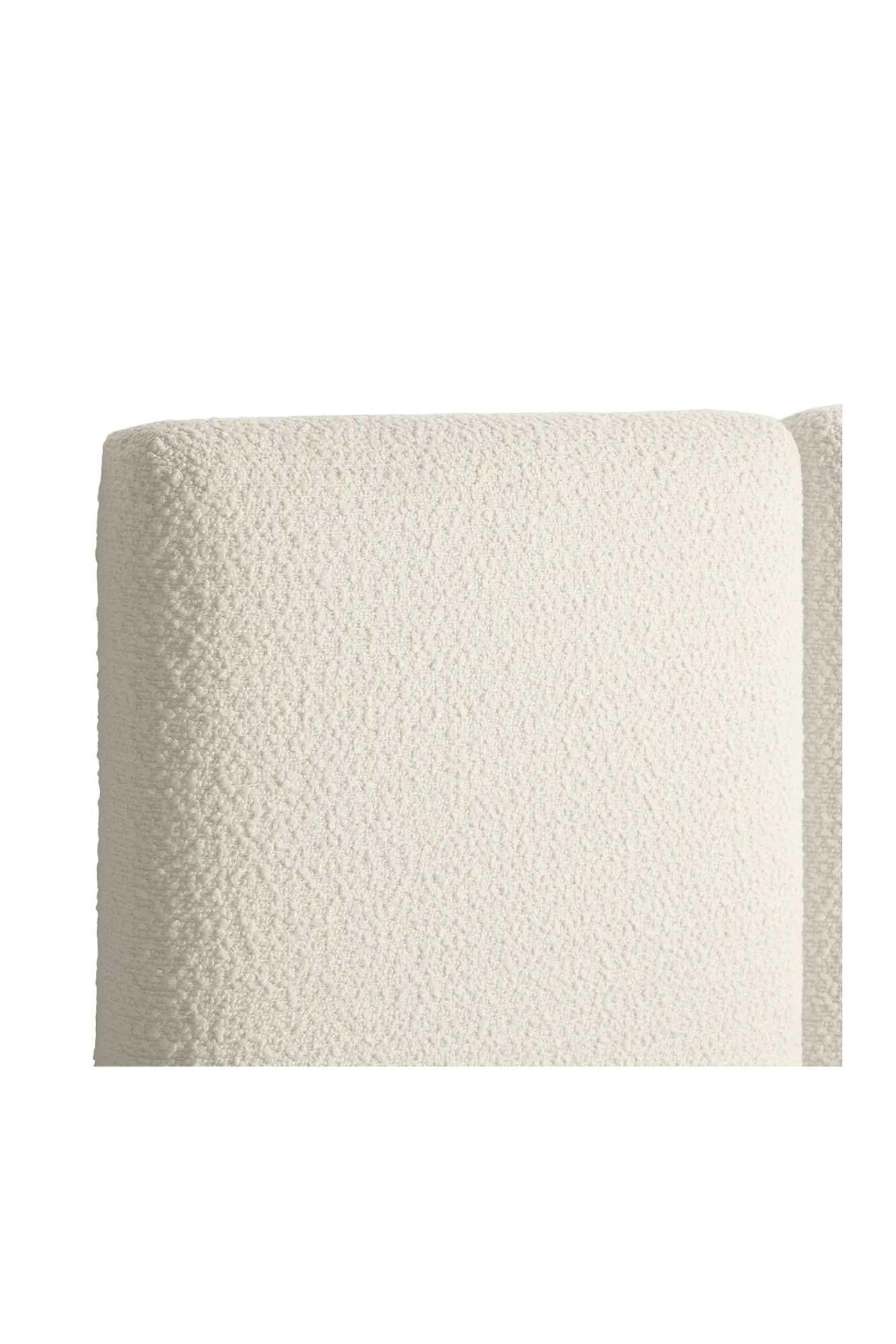 Article Noel Queen Tall Headboard - Lunaria White Bouclé