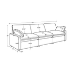 Charlie Upholstered Power Recliner Sectional