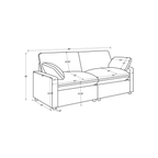 Charlie Upholstered Power Recliner Sectional