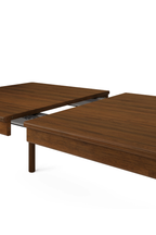 Article Heidi 78" - 97.5" Extendable Dining Table - Walnut