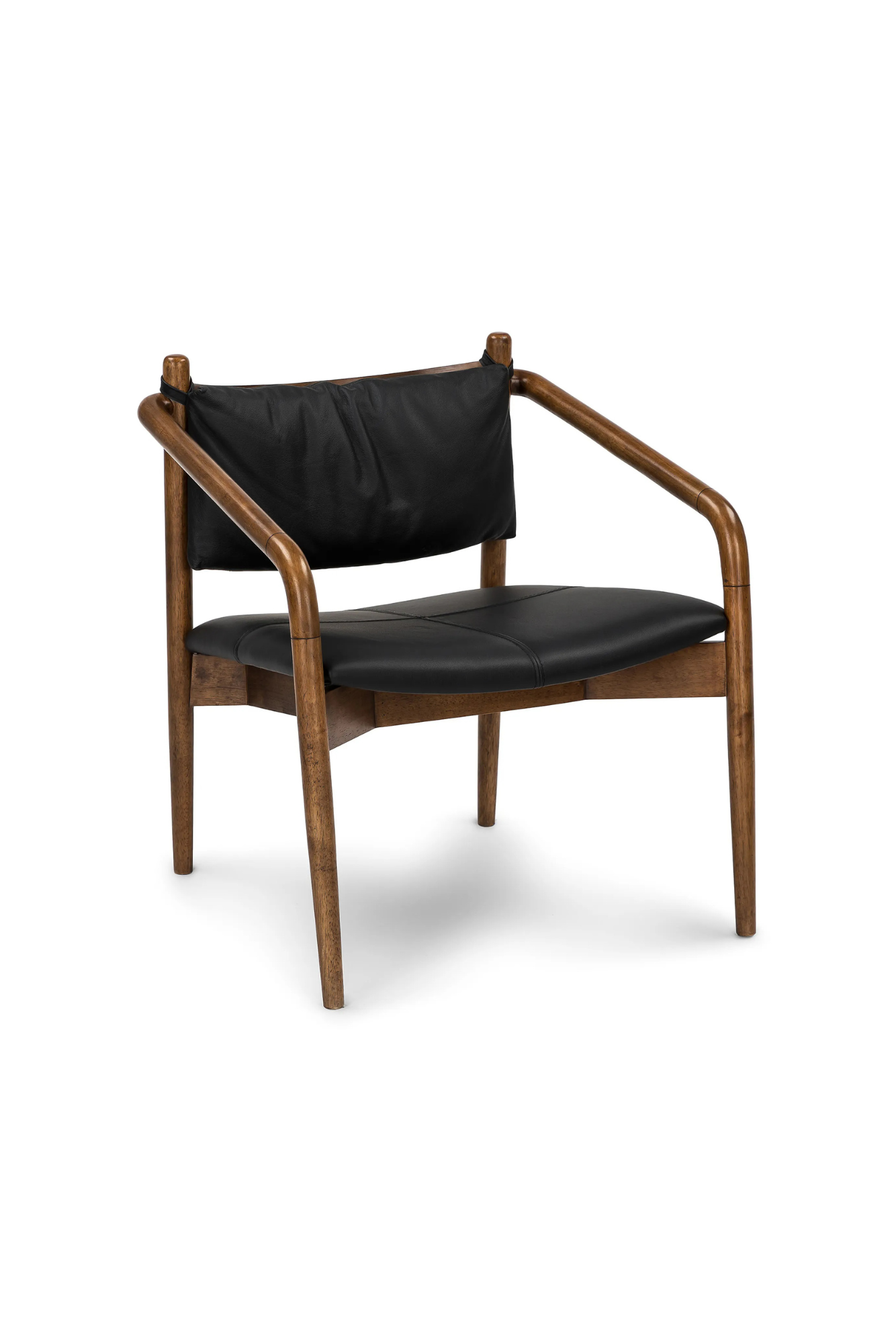 Article Lento 25" Leather Lounge Chair - Black
