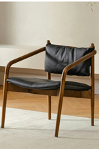 Article Lento 25" Leather Lounge Chair - Black