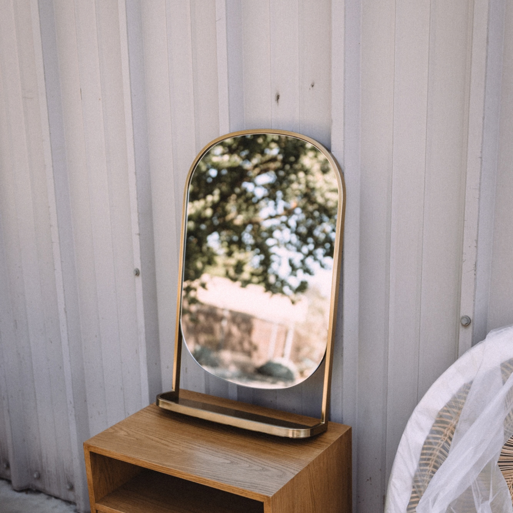 Klein Wall Mirror - Brass