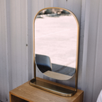 Klein Wall Mirror - Brass
