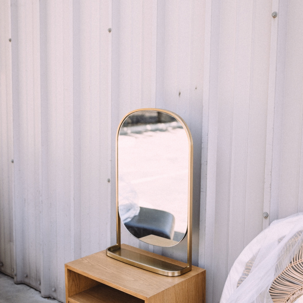 Klein Wall Mirror - Brass