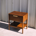 Liv Single-Drawer Nightstand - Walnut (Set of 2)