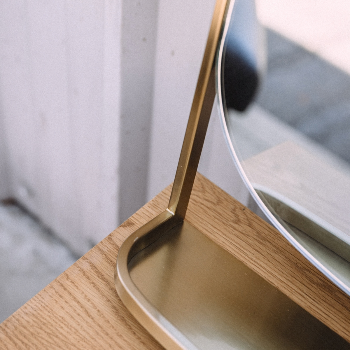 Klein Wall Mirror - Brass