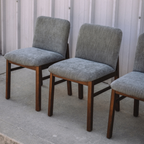 Mikkel Dining Chair - Walnut And Algonquin Green (Set of 4)