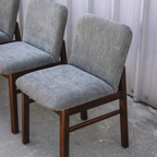 Mikkel Dining Chair - Walnut And Algonquin Green (Set of 4)