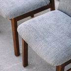 Mikkel Dining Chair - Walnut And Algonquin Green (Set of 4)