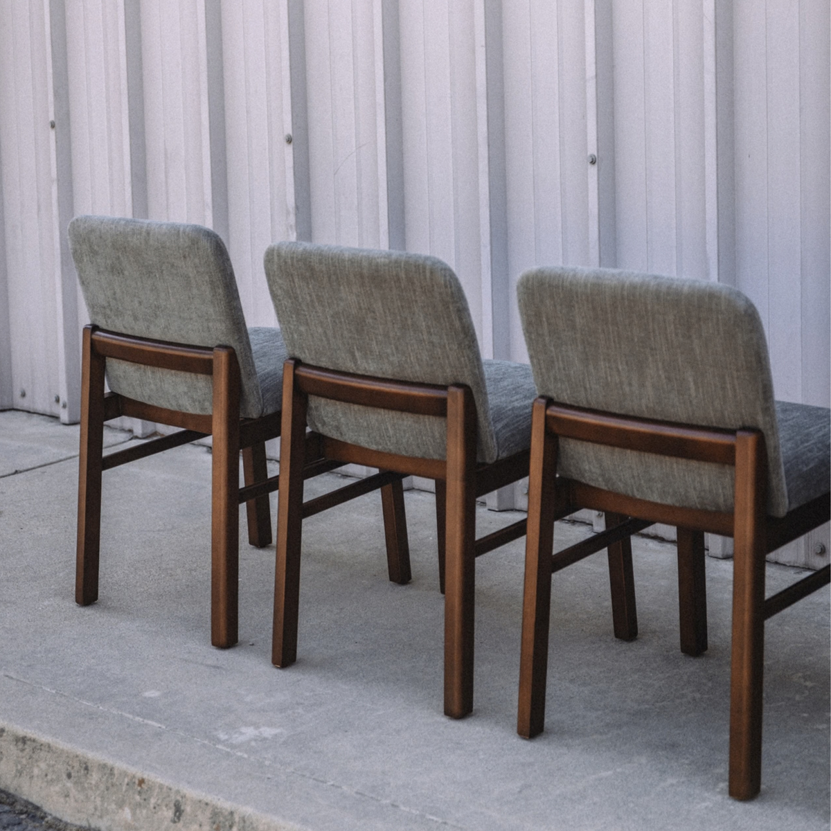Mikkel Dining Chair - Walnut And Algonquin Green (Set of 4)