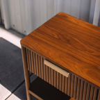 Liv Single-Drawer Nightstand - Walnut (Set of 2)