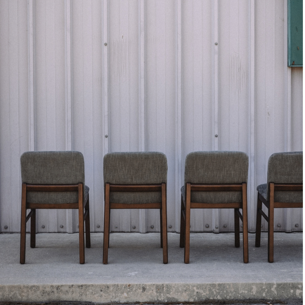 Mikkel Dining Chair - Walnut And Algonquin Green (Set of 4)