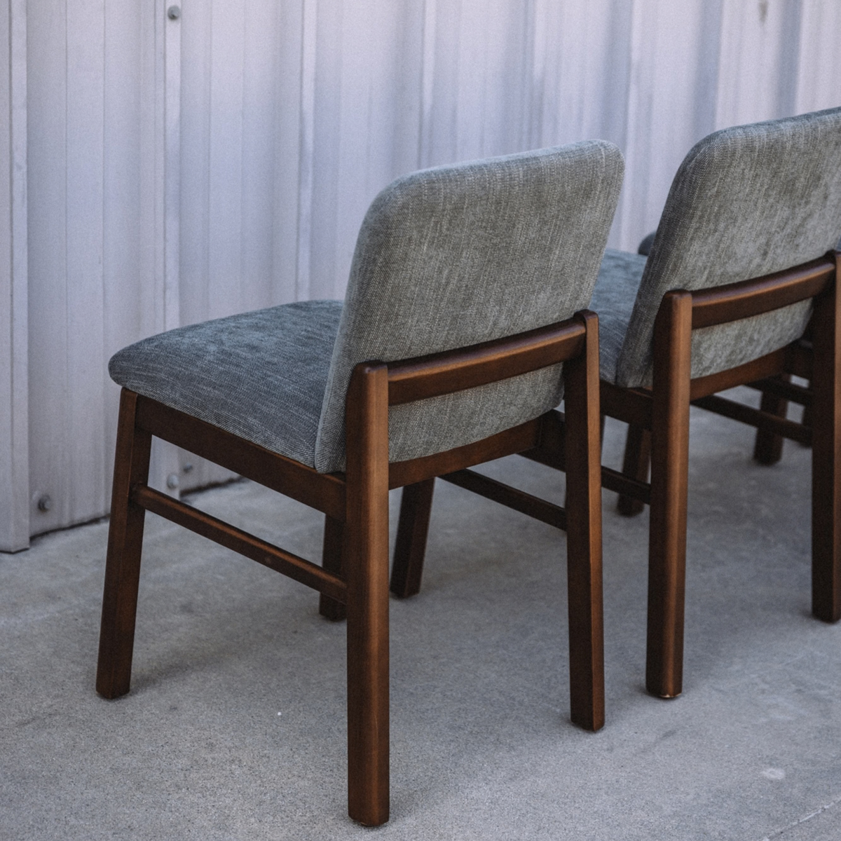 Mikkel Dining Chair - Walnut And Algonquin Green (Set of 4)