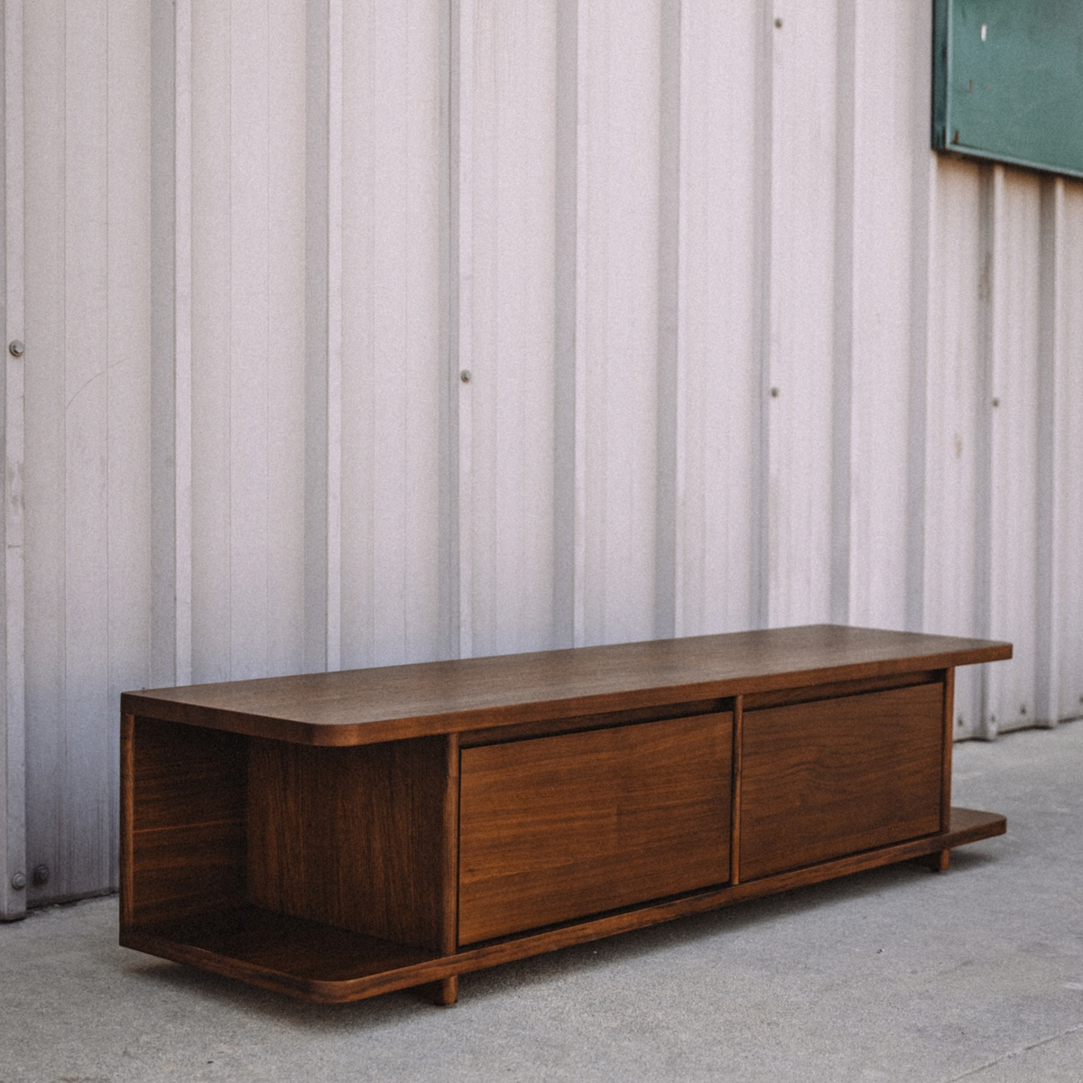 Article Judith 63" Low Media Unit - Walnut
