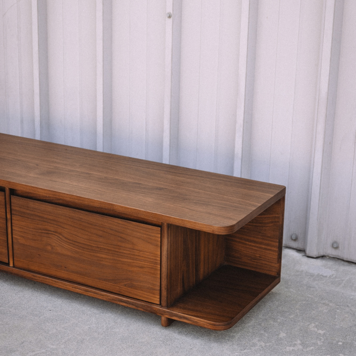 Article Judith 63" Low Media Unit - Walnut