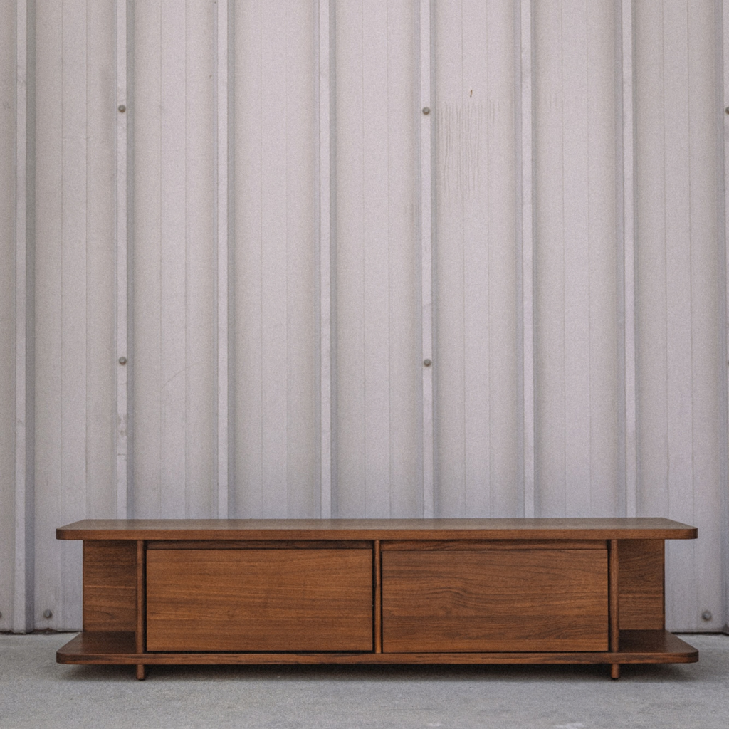 Article Judith 63" Low Media Unit - Walnut