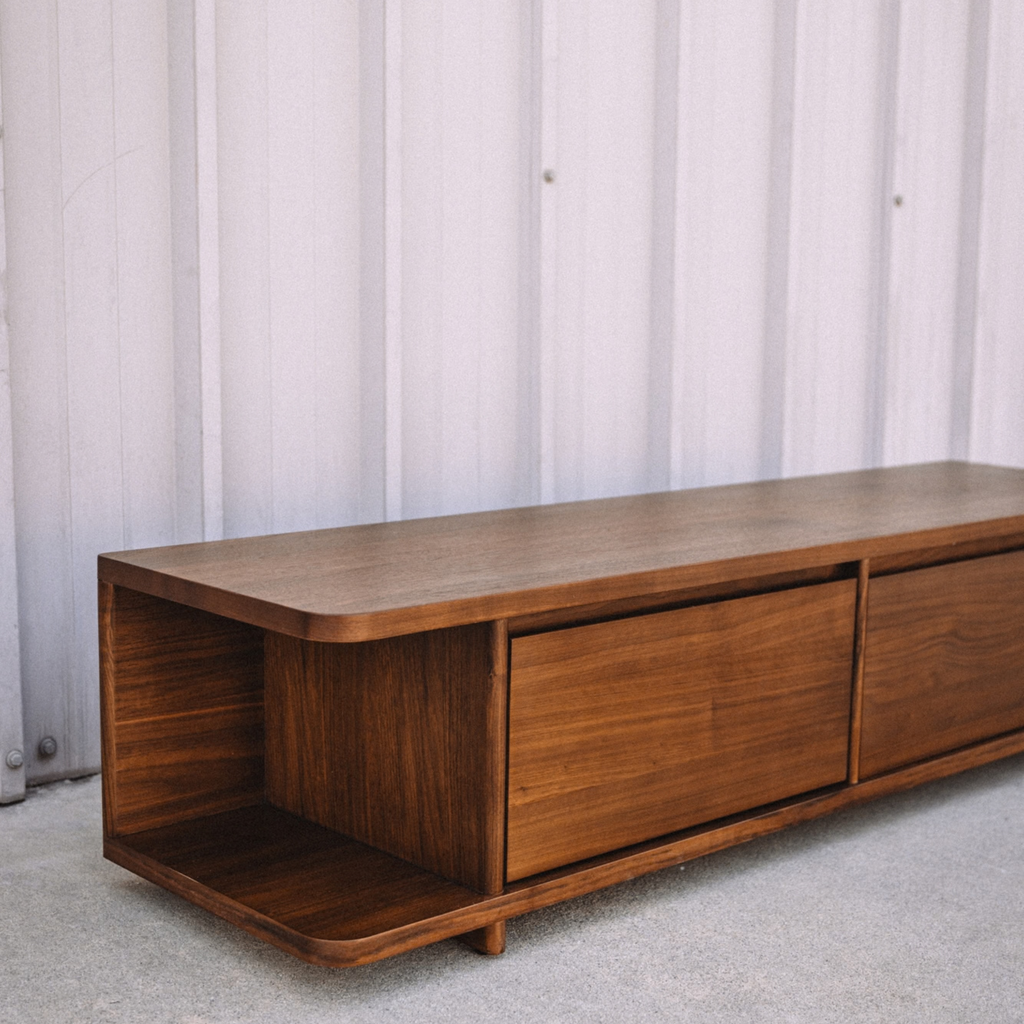 Article Judith 63" Low Media Unit - Walnut
