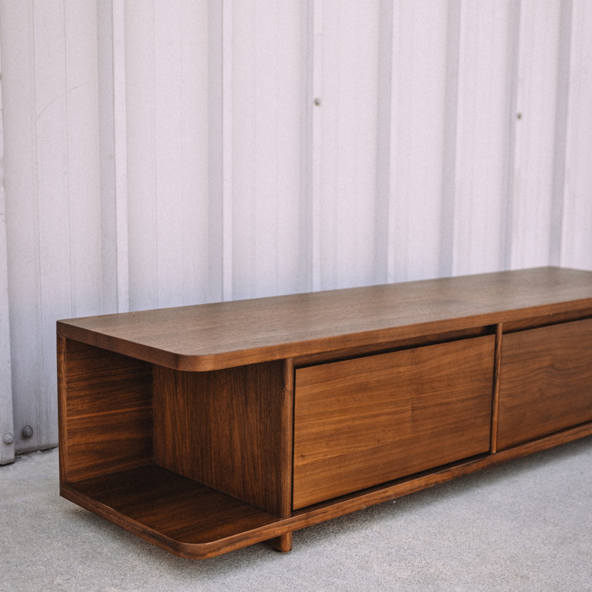 Article Judith 63" Low Media Unit - Walnut