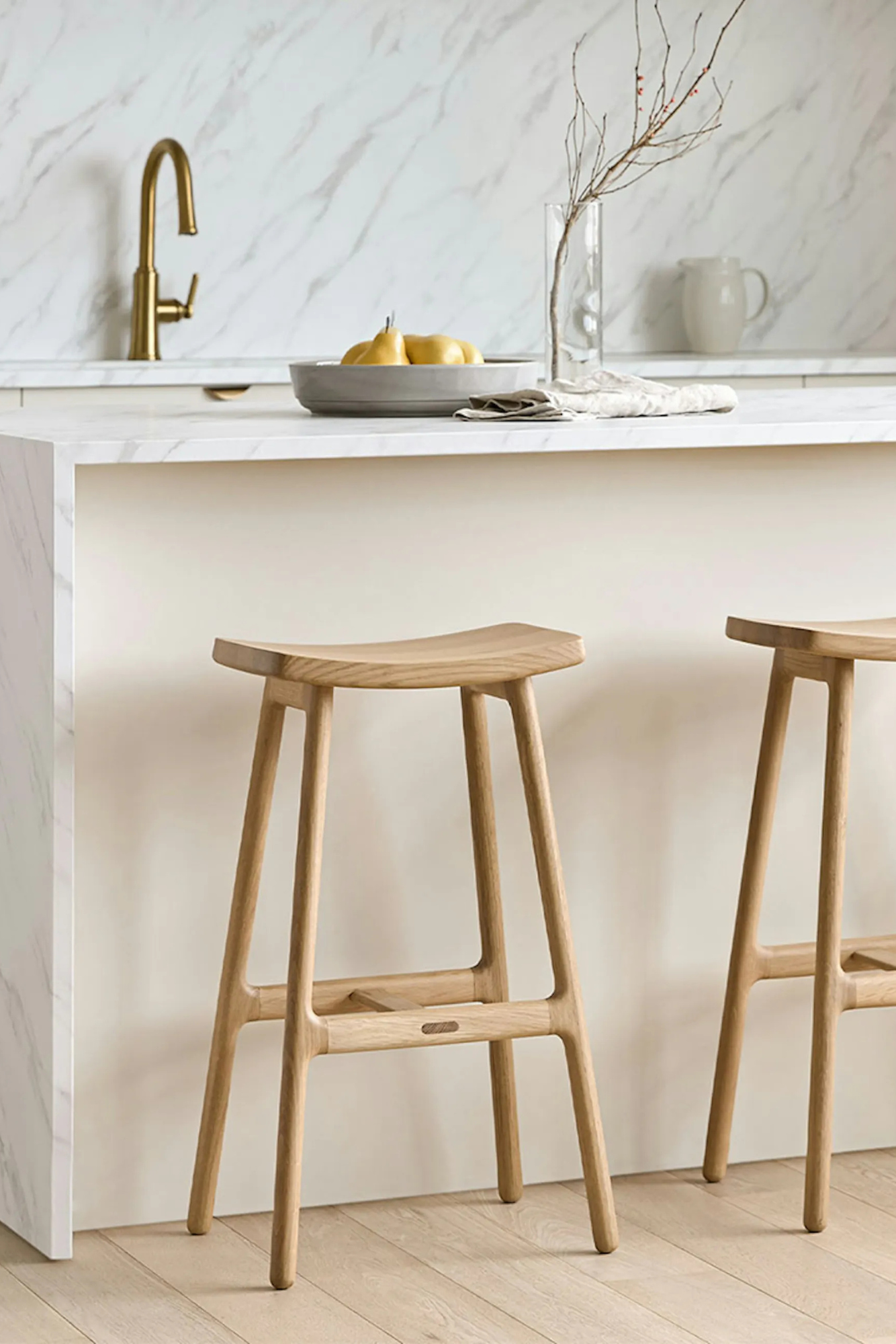 Article Esse Counter Stool - Light Oak (Set of 4)