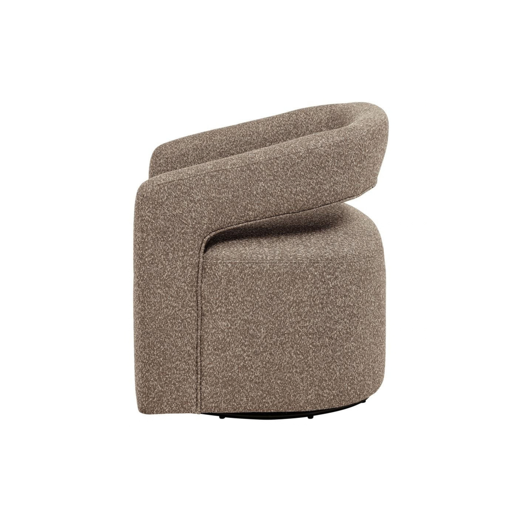 Jenny Bouclé Swivel Chair