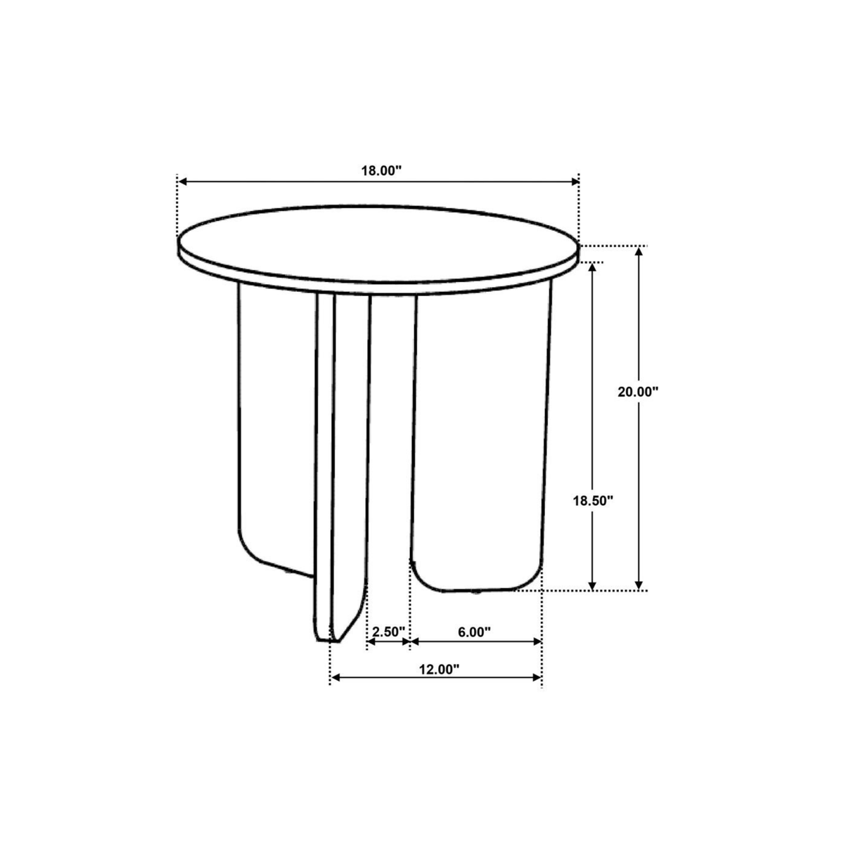 Astrid Marble Side Table