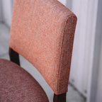 Nosh Counter Stool - Walnut And Rosehip Orange (Set of 2)