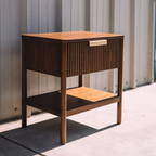 Liv Single-Drawer Nightstand - Walnut (Set of 2)