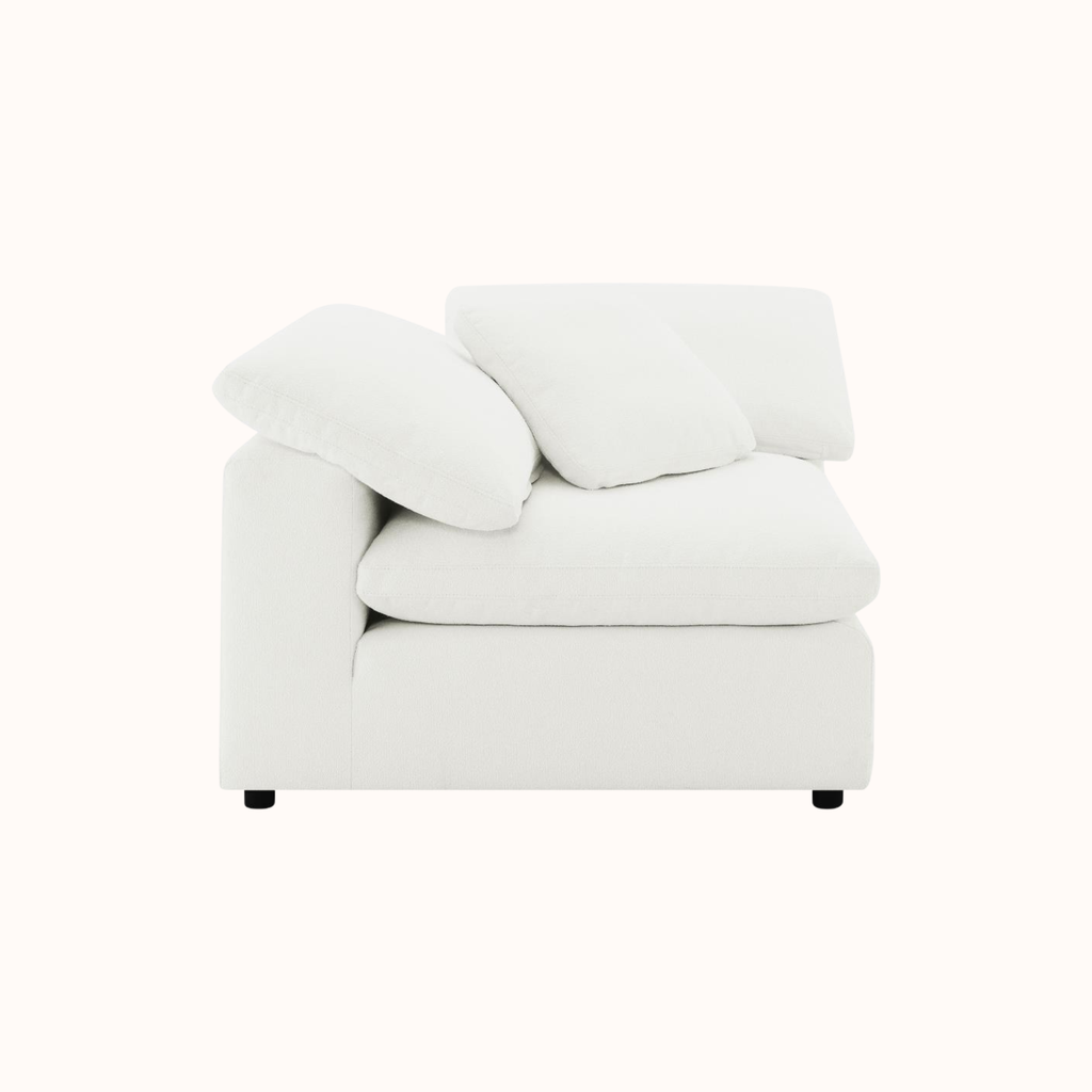4PC Classic Cloud - Snow Bouclé