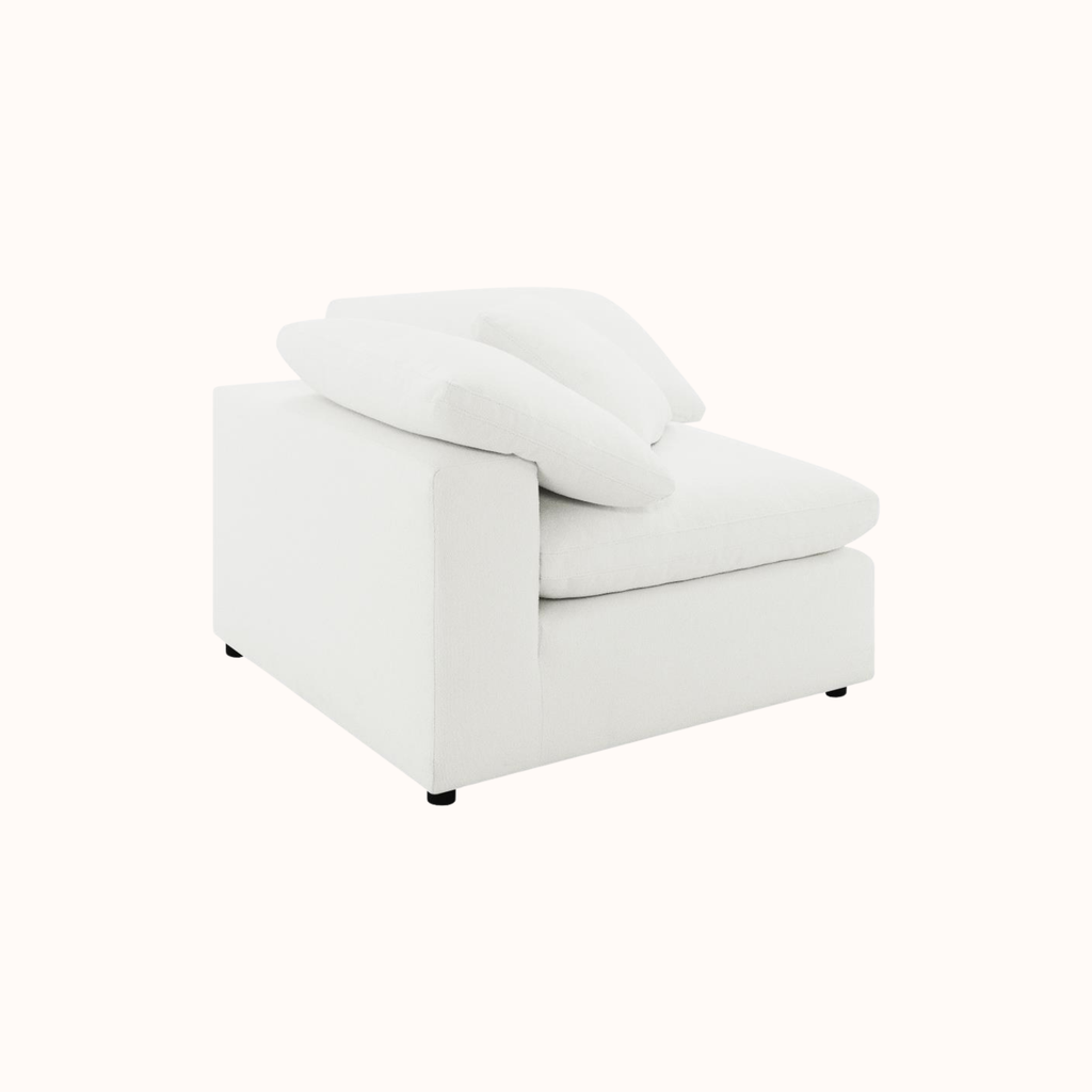4PC Classic Cloud - Snow Bouclé