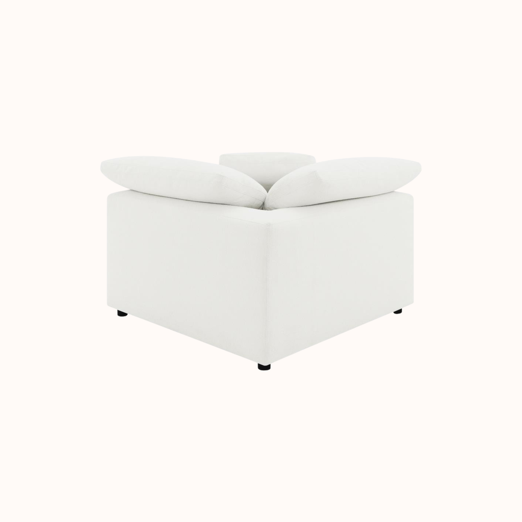 4PC Classic Cloud - Snow Bouclé