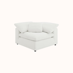 4PC Classic Cloud - Snow Bouclé