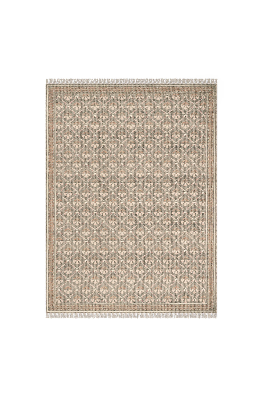 Article Cecile 9 X 12 Reversible Rug - Olive Green And Earthy Beige