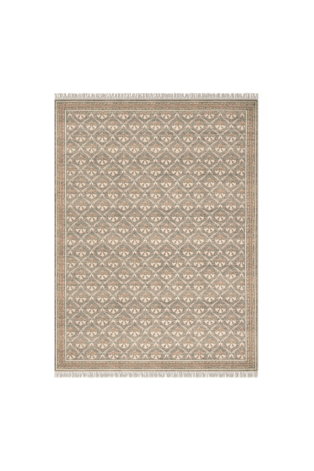 Article Cecile 9 X 12 Reversible Rug - Olive Green And Earthy Beige
