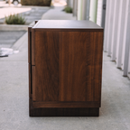 Ayra 2-Drawer Nightstand - Walnut