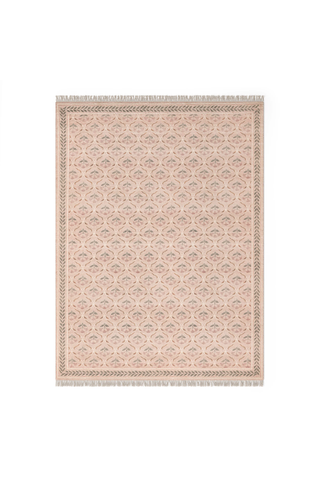 Article Cecile 9 X 12 Reversible Rug - Olive Green And Earthy Beige