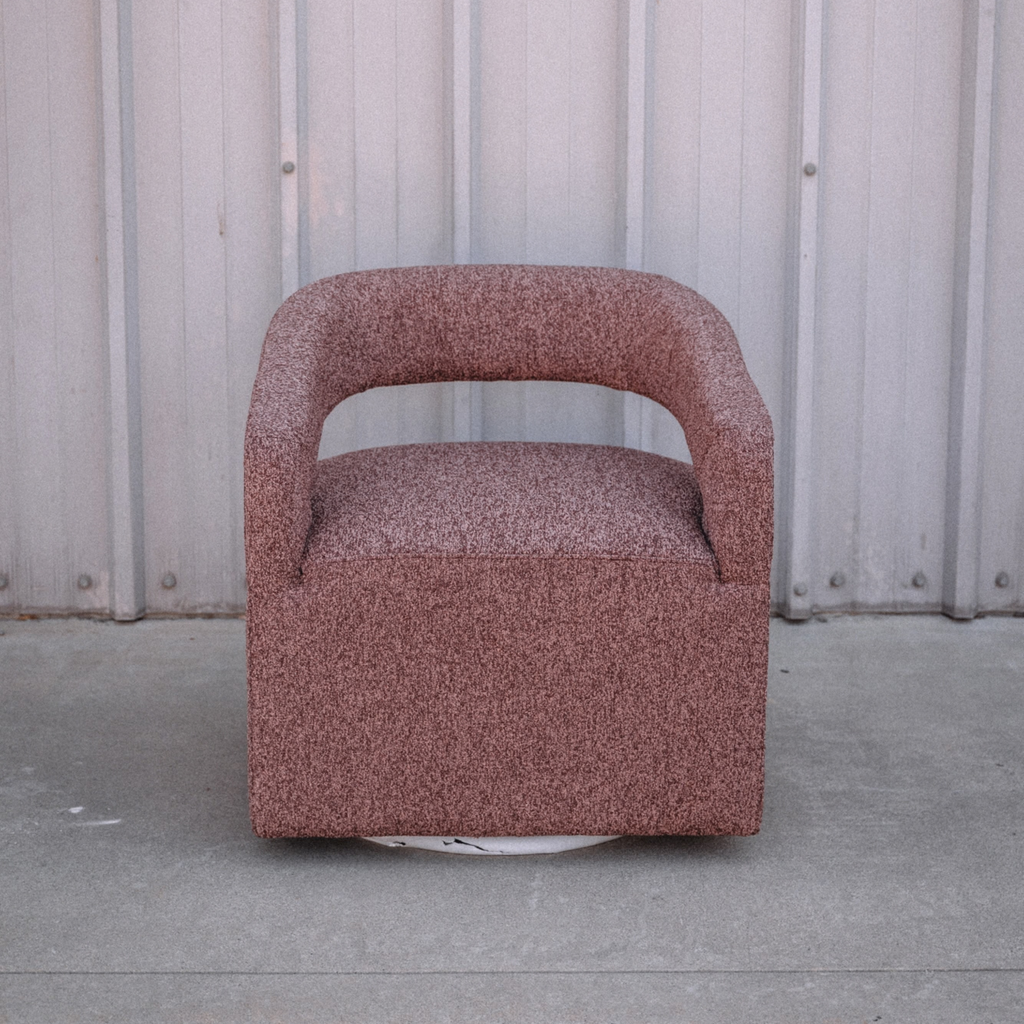 Jenny Bouclé Swivel Chair