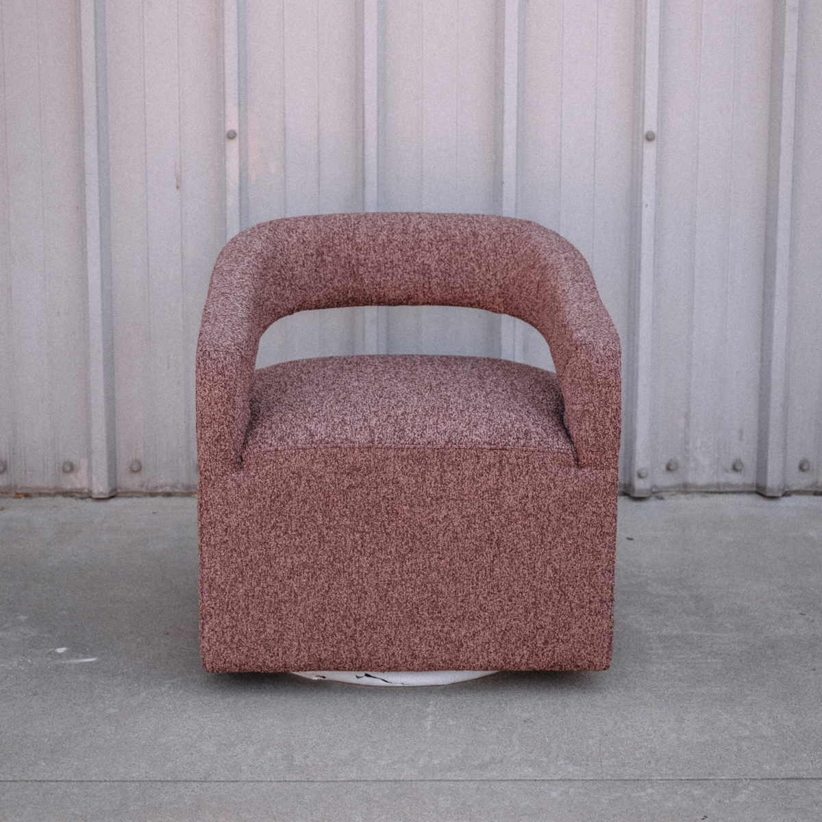 Jenny Bouclé Swivel Chair