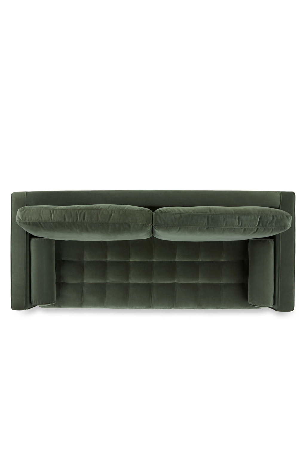 Article Sven 88" Tufted Velvet Sofa - Plush Pacific Green