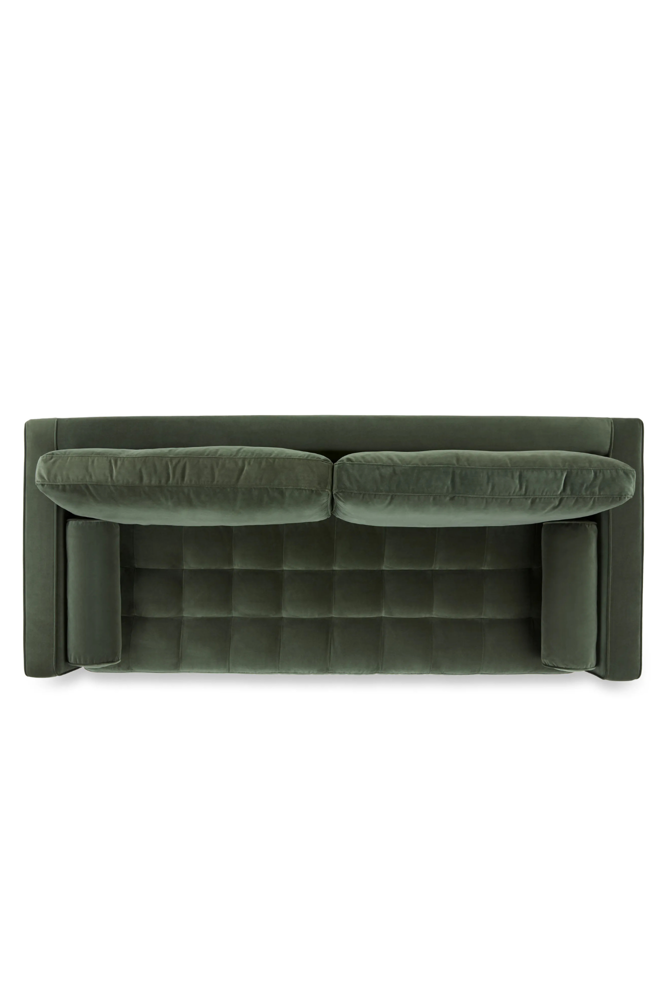 Article Sven 88" Tufted Velvet Sofa - Plush Pacific Green