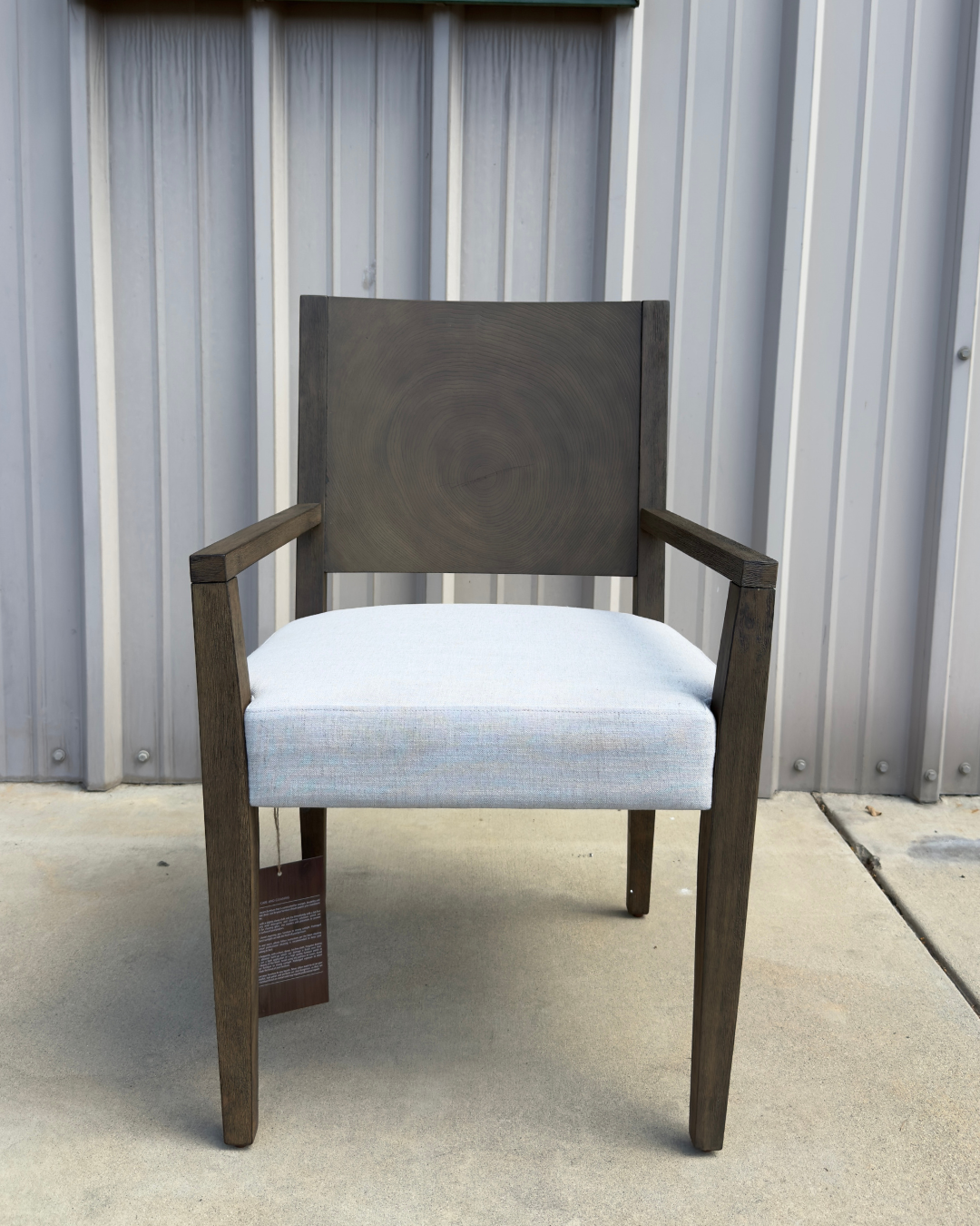 Modus Furniture Oakland Wood Arm Chair in Brunette (SET OF 2)