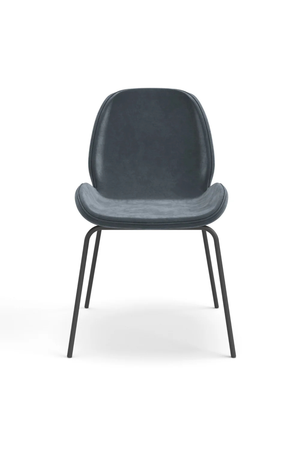(Set of 4) Dauphine Dining Chairs - Smoked Turquoise