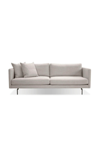 Tux 83" Down Feather Filled Sofa + Ottoman