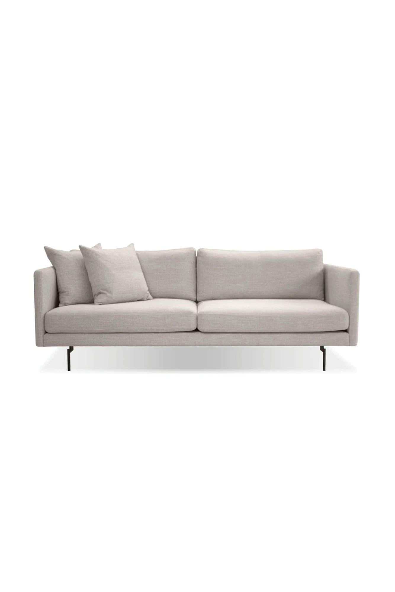 Tux 83" Down Feather Filled Sofa + Ottoman