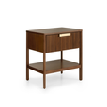 Liv Single-Drawer Nightstand - Walnut (Set of 2)