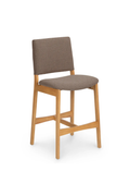 (Set of 2) Article Nosh Counter Stools - Oak and Ratine Brown