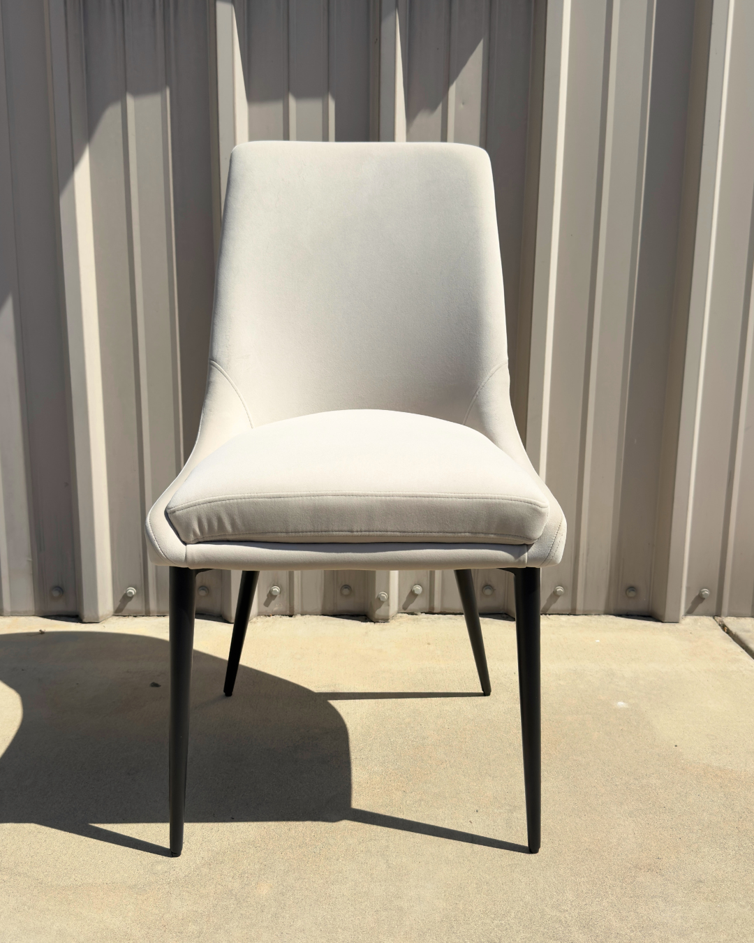 Modus Furniture Winston Dining Chair in Cream & Black (SET OF 2)