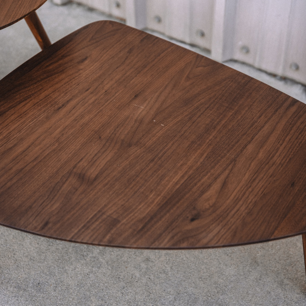 Article Amoeba Coffee & Side Table - Walnut