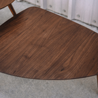 Article Amoeba Coffee & Side Table - Walnut