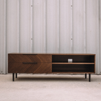 Nera 63" Low Media Unit - Walnut